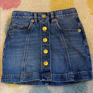 Crewcuts denim girls skirt. Size 5.